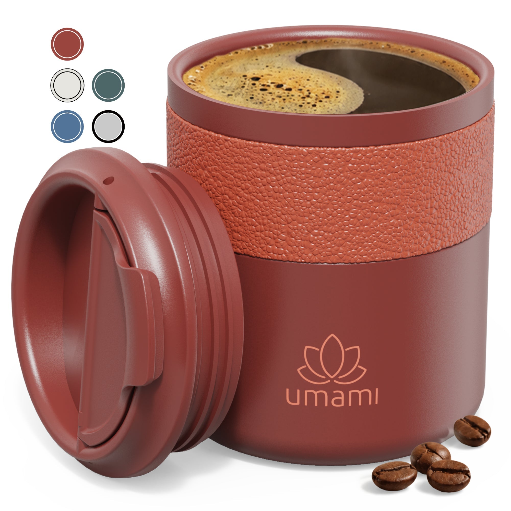 Thermobecher Rot 280 ml von Umami