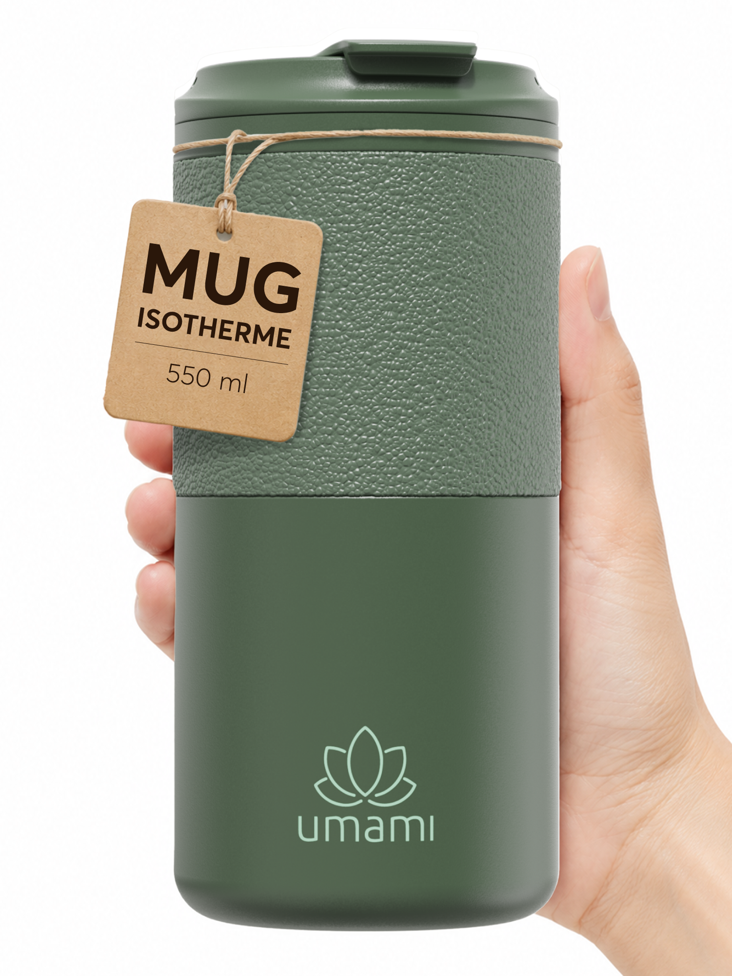 Thermobecher Grün 550 ml von Umami