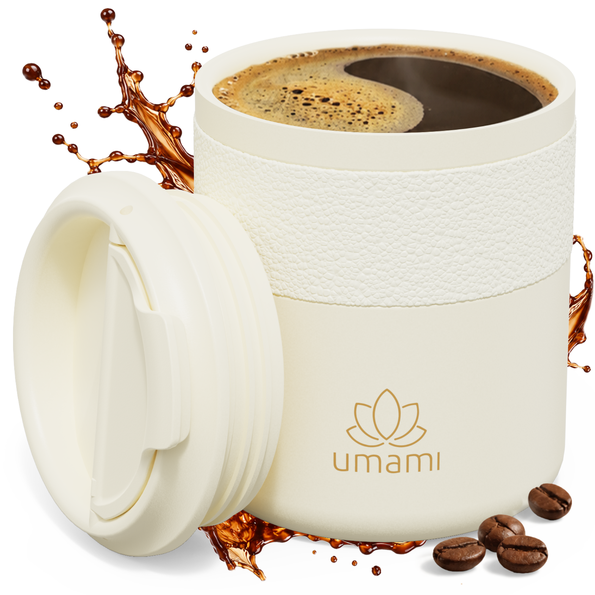 Thermobecher Creme 280 ml von Umami