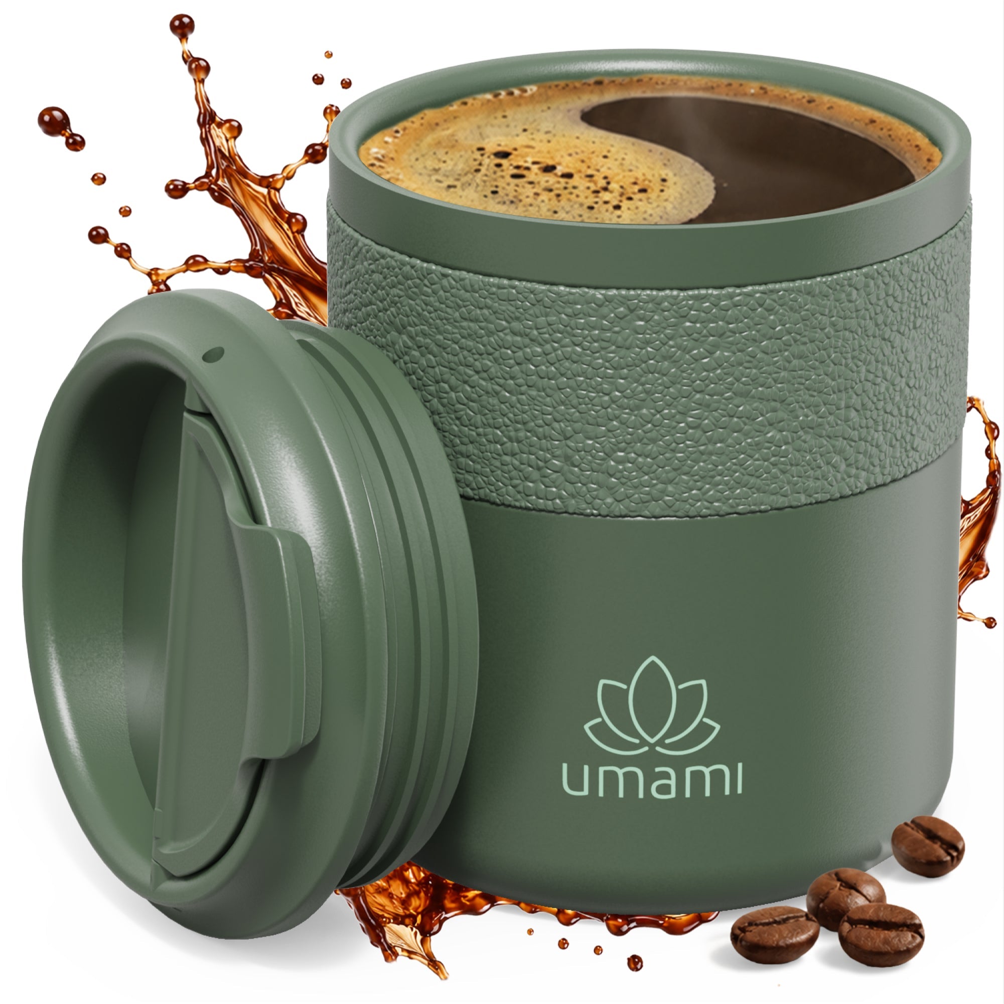 Thermobecher Grün 280 ml von Umami
