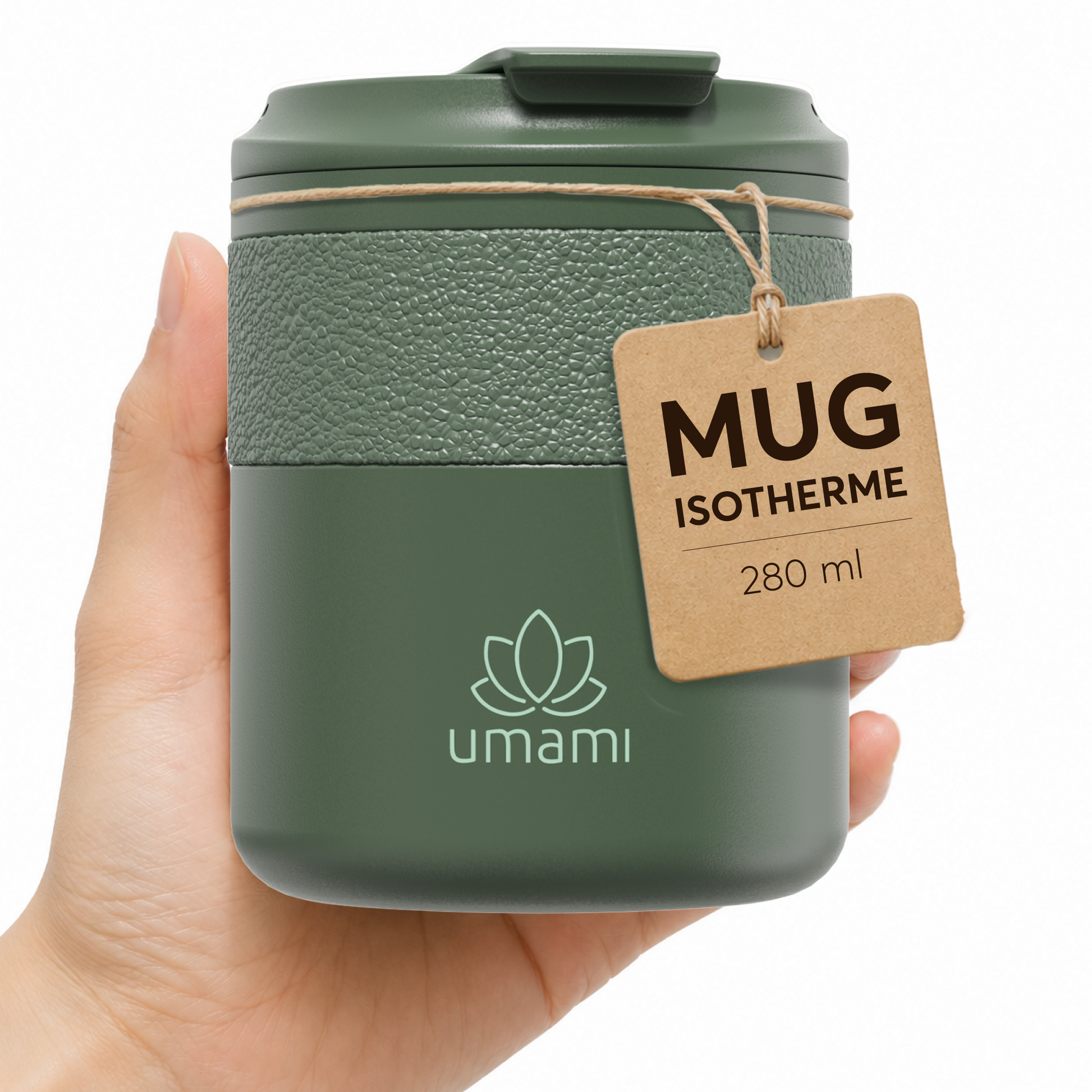 Thermobecher Grün 280 ml von Umami
