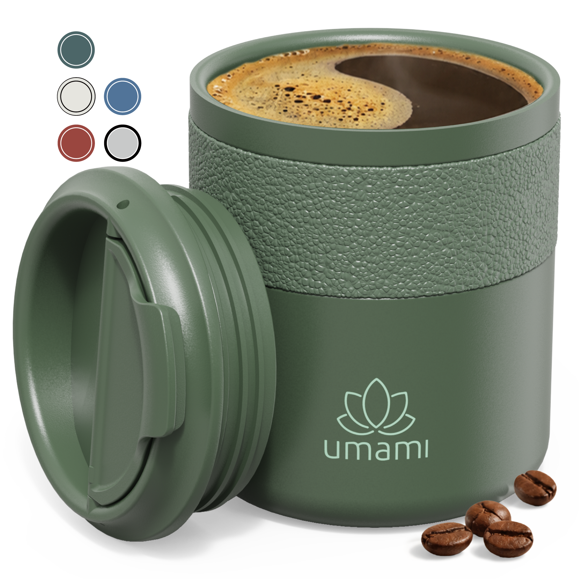 Thermobecher Grün 280 ml von Umami