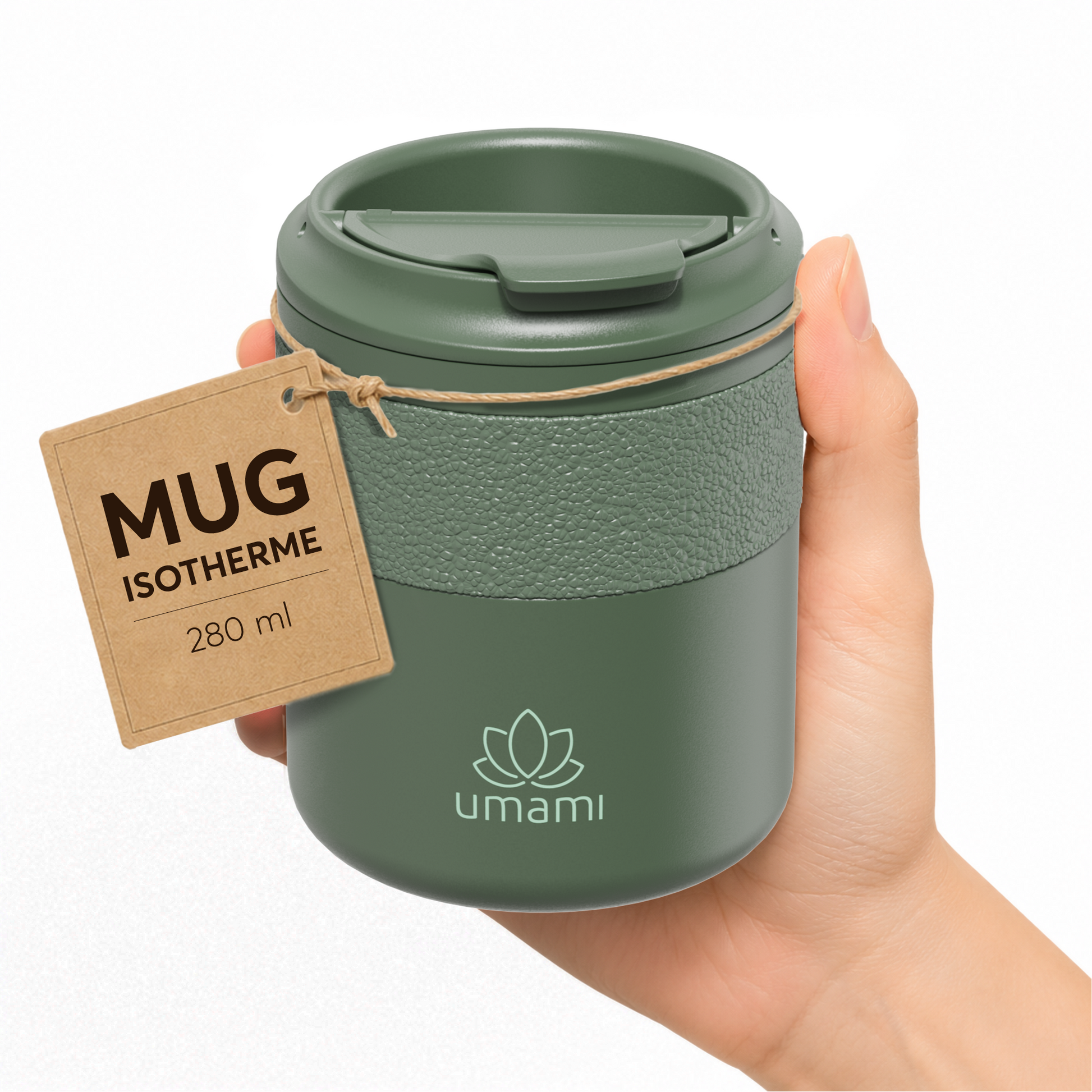 Thermobecher Grün 280 ml von Umami