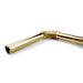 Edelstahl Trinkhalme Biegbar Gold 4er Set 22cm von Turtleneck Straw