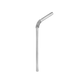 Edelstahl Trinkhalme Biegbar Silber 12er Set 22cm von Turtleneck Straw
