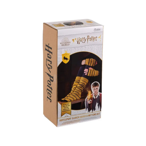 Harry Potter Strickset Fäustling und Socken Hufflepuff von Thumbs Up