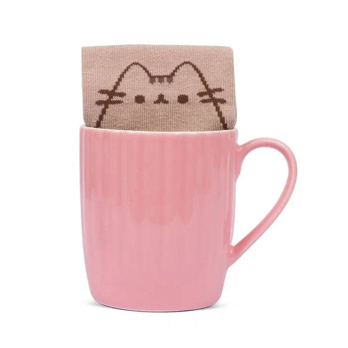 Home Tasse mit Socke Pink Cupcake von PUSHEEN