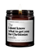 I don't know what to get you for Christmas von The Completely Honest Candle