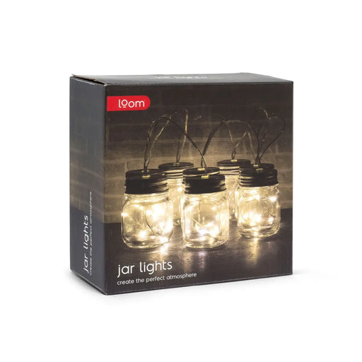 LED Lichterkette "Jar String Lights" (8 Gläser) von Loom