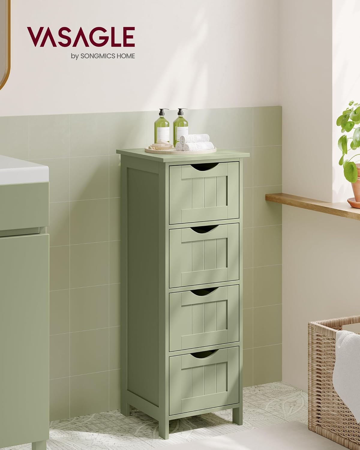 Landhausstil Beistellschrank von Songmics