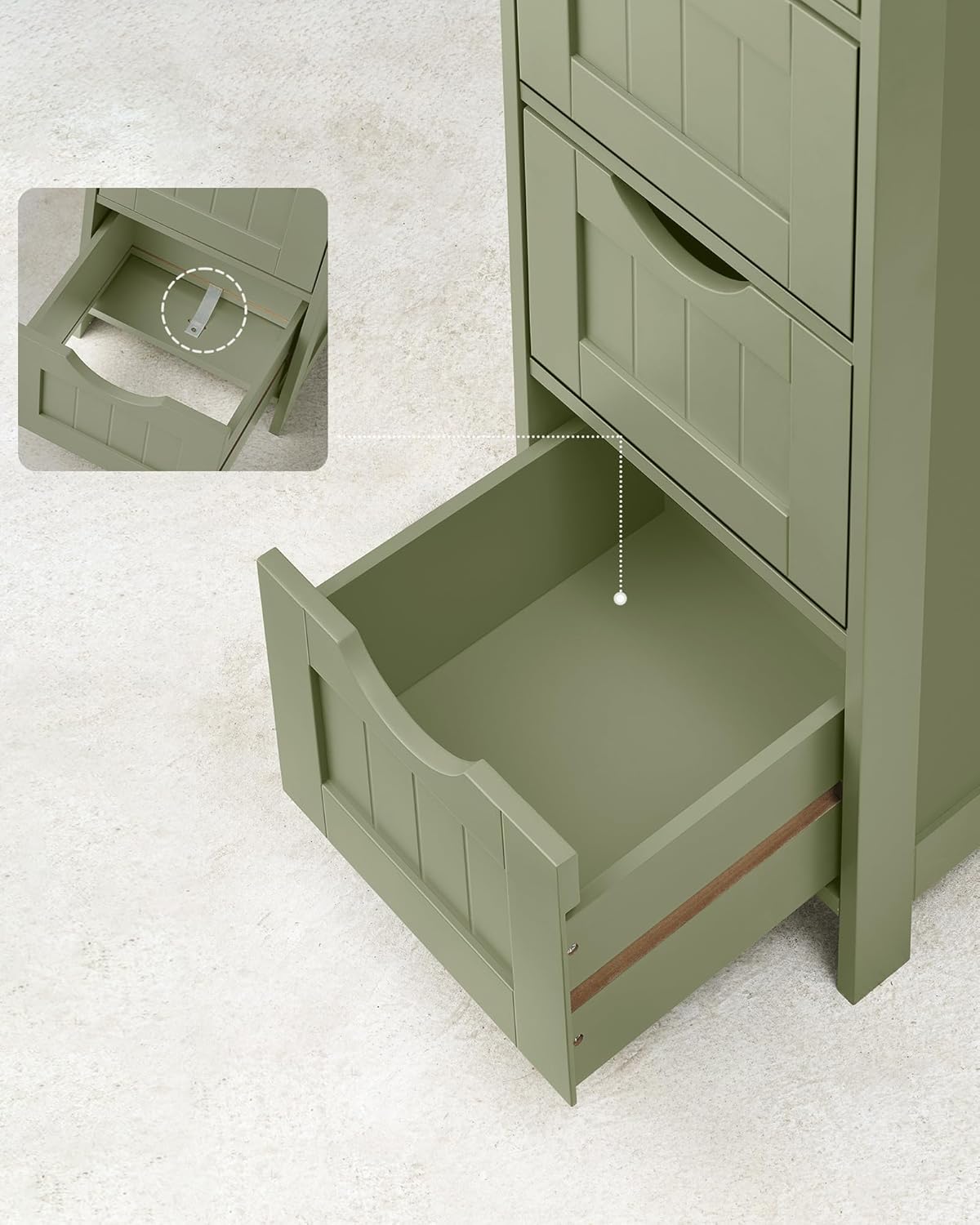 Landhausstil Beistellschrank von Songmics
