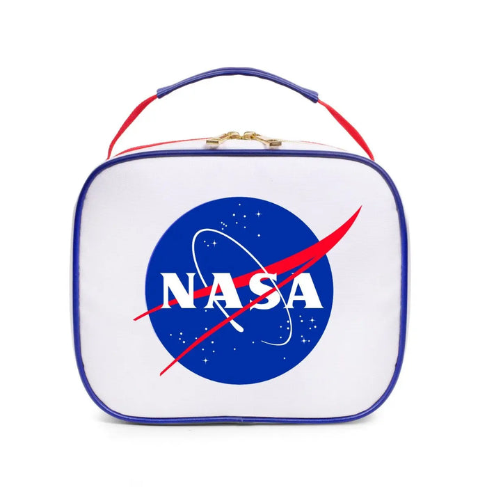 Lunchtasche mit Reißverschluss weiß von NASA