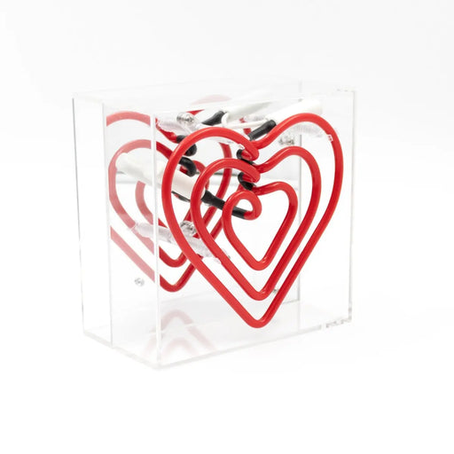 Mini Acryl-Box Neon - Herz von Locomocean