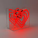 Mini Acryl-Box Neon - Herz von Locomocean
