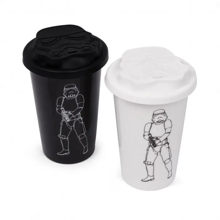 Original Stormtrooper - Keramikbecher mit Silikondeckel (schwarz) von Original Stormtrooper