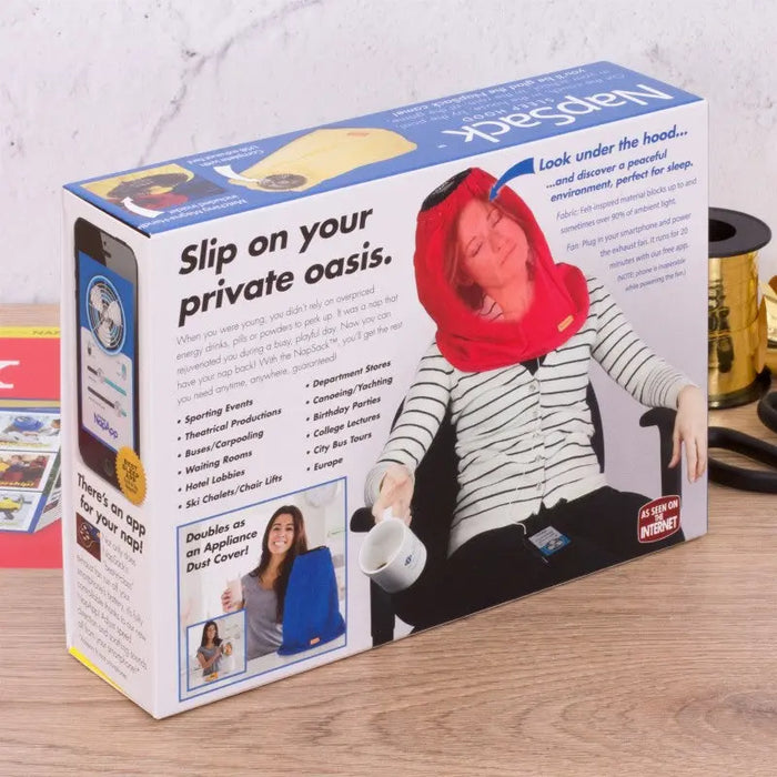 Prank Pack Small "Nap Sack" Reise-Schlafkapuze von Prank-O