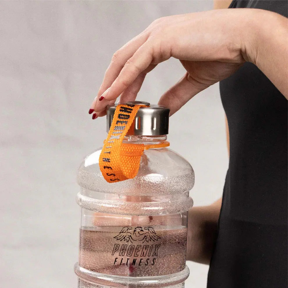 Fitness Trinkflasche 1 Liter Orange von Phoenix Fitness