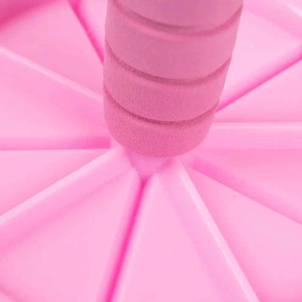Abdominal Roller Mit Verstellbarem Doppelrad Pink von Phoenix Fitness