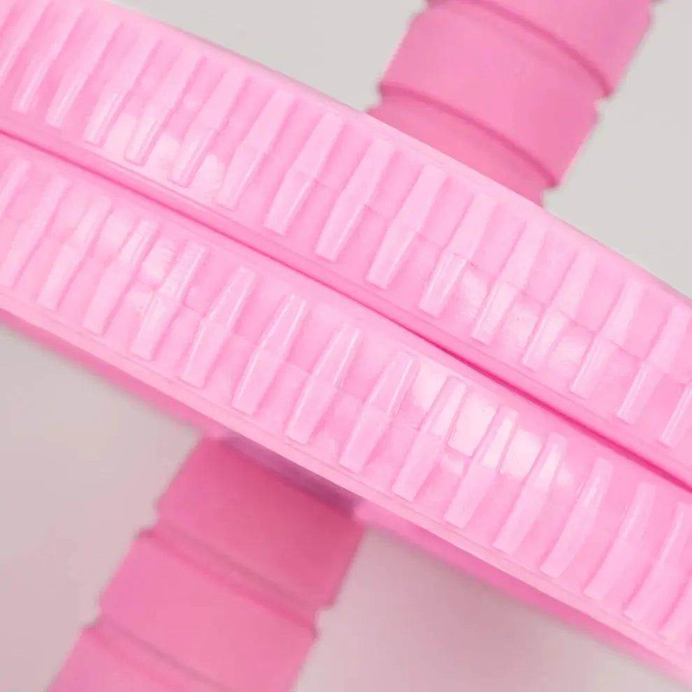 Abdominal Roller Mit Verstellbarem Doppelrad Pink von Phoenix Fitness