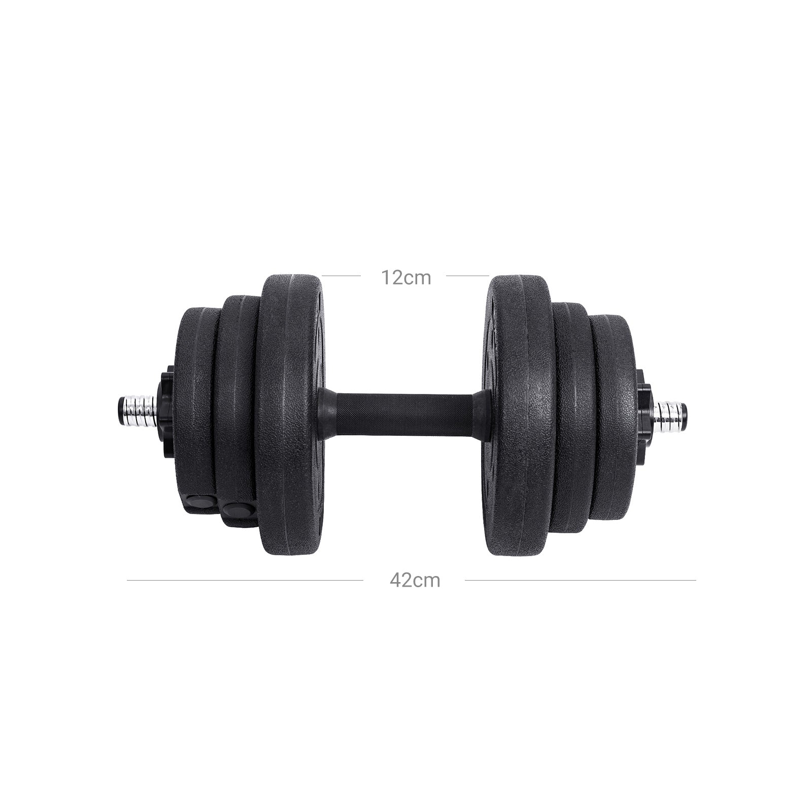 Hantelset aus Gusseisen 2er-Set von Songmics