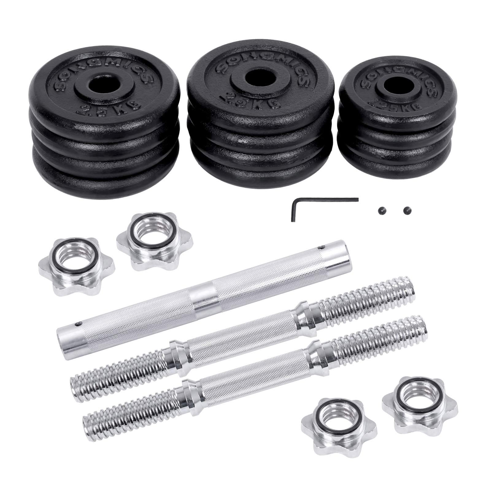 30 kg verstellbares Hantelset von Songmics