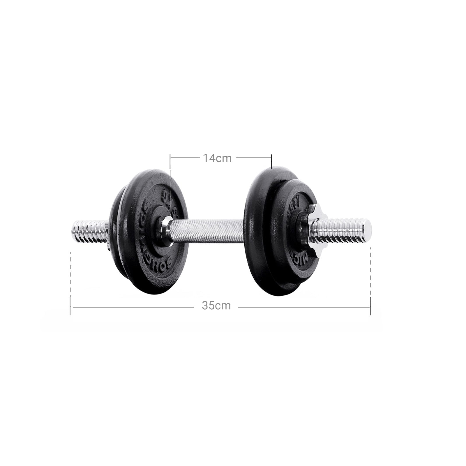 30 kg verstellbares Hantelset von Songmics