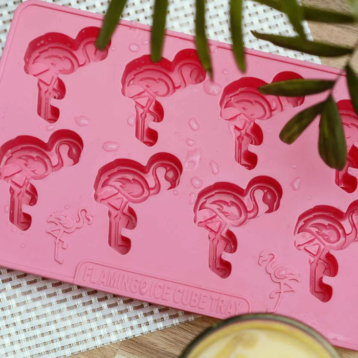 Silikonform Flamingo Eiswürfel von HOOT