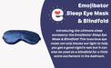 Sleep Eye Mask Blindfold von Emojibator