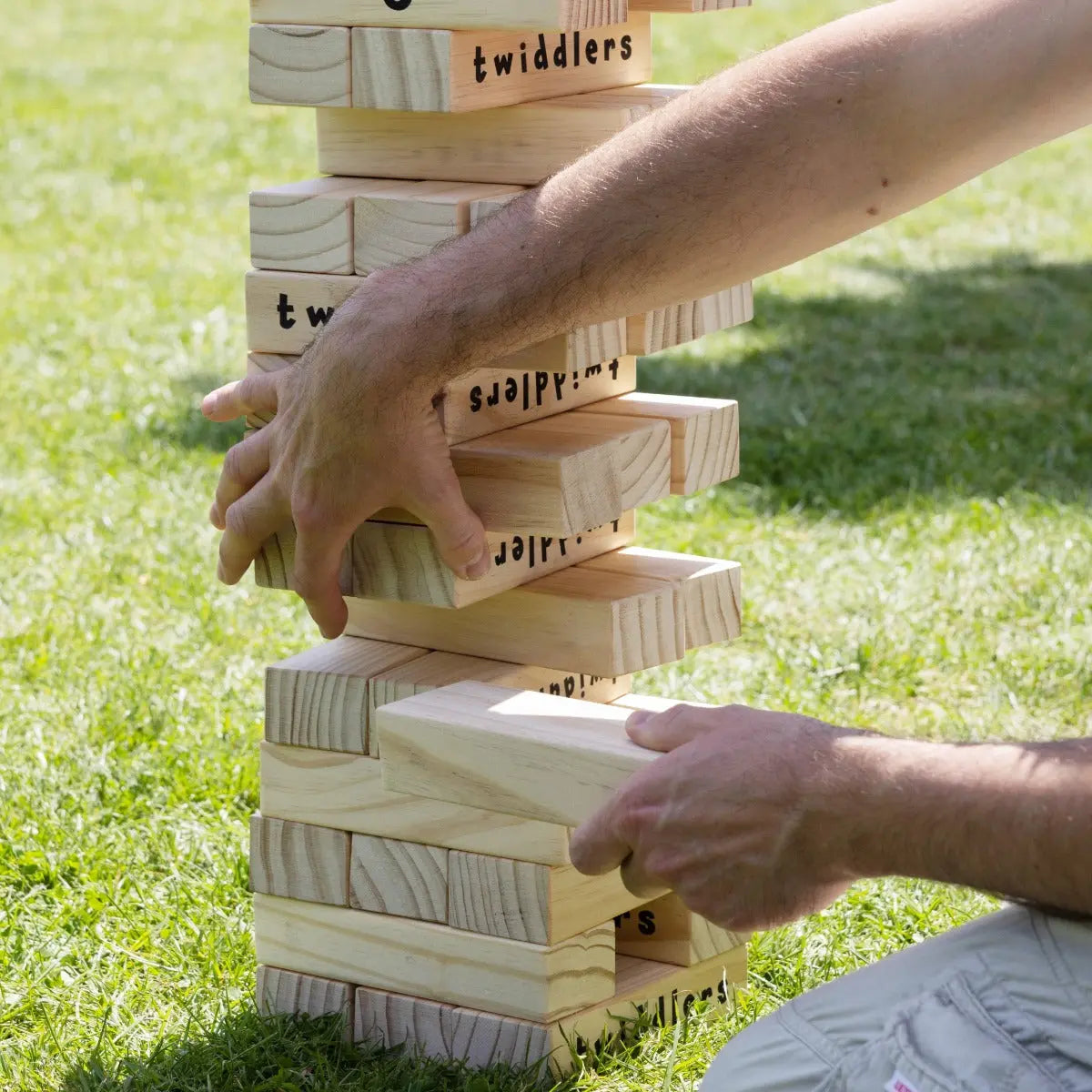 Wackelturm Spiel Extra Gross 87 cm von Twiddlers