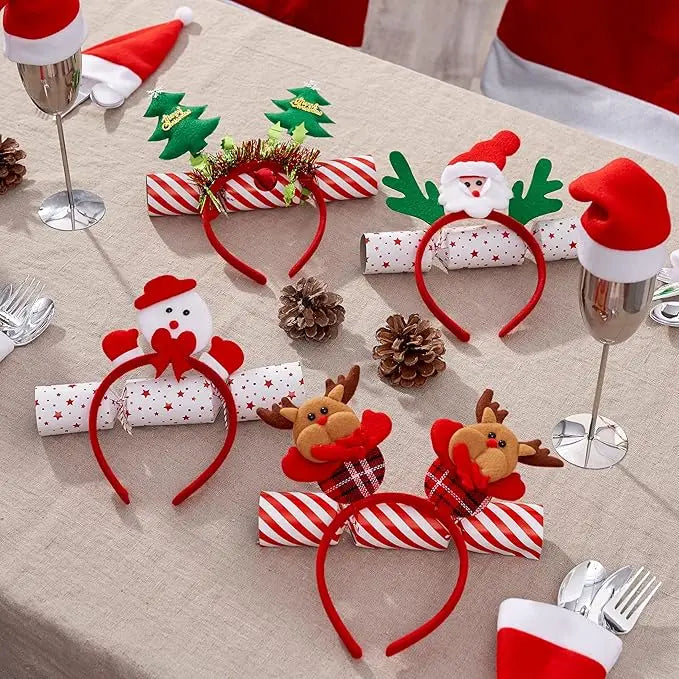 Haarreif Weihnachtsmotive 8 Stück von Twiddlers
