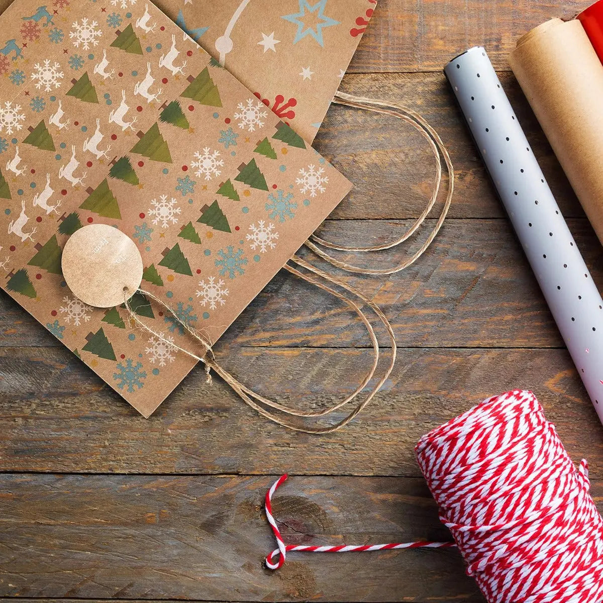 Geschenktasche Kraftpapier 24 Stück von Twiddlers