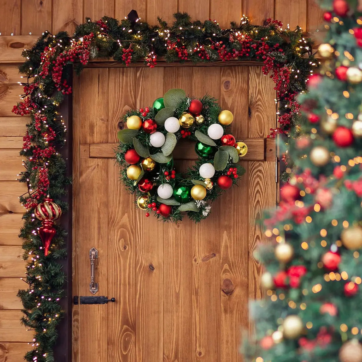 Türkranz Weihnachten von Twiddlers