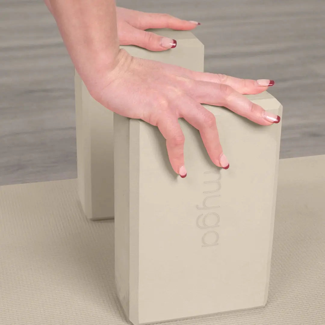 Yogablock Schaumstoff Sand von Myga