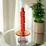 Kerze Taper candle CONGRATS Orange von Taper Candles