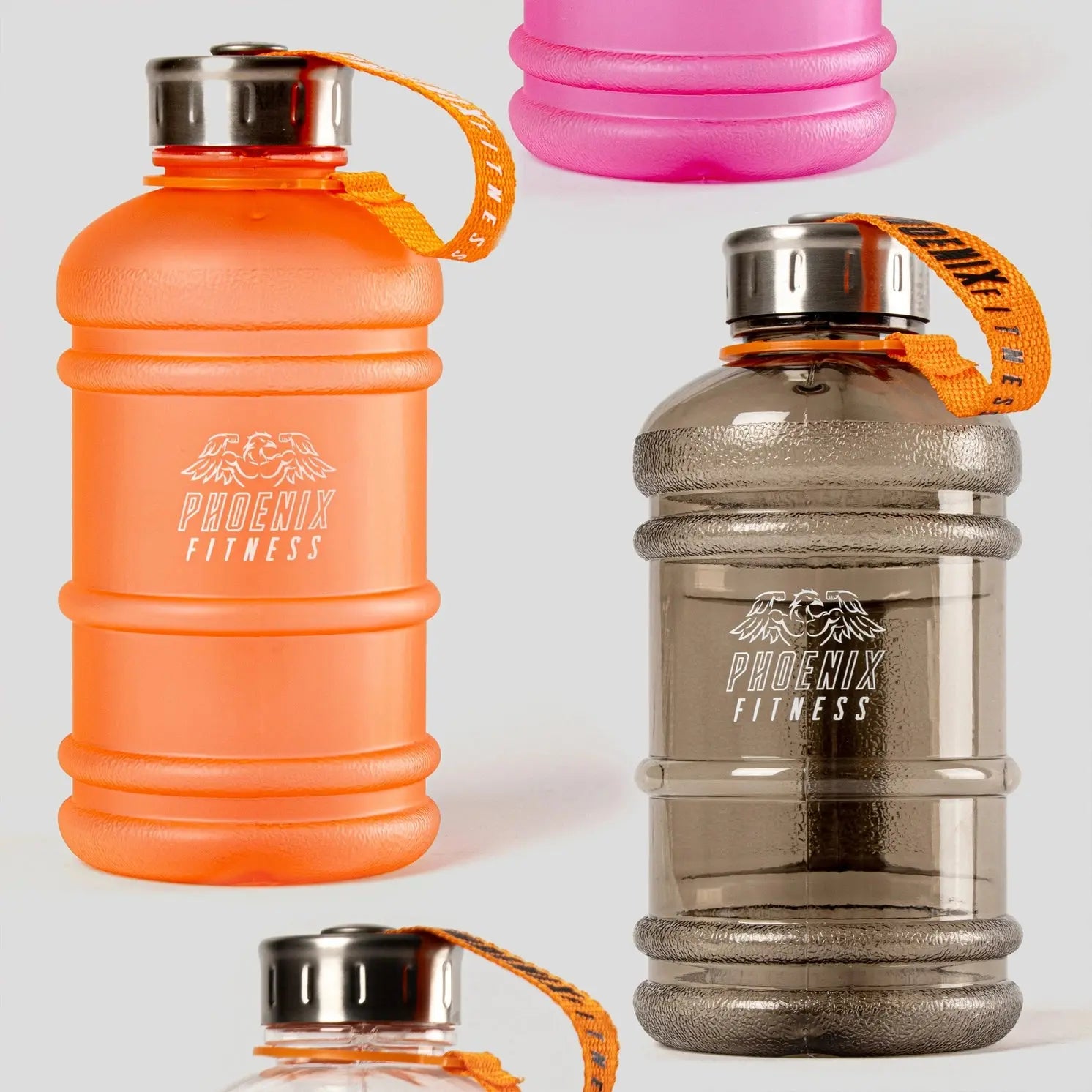 Fitness Trinkflasche 1 Liter Orange von Phoenix Fitness