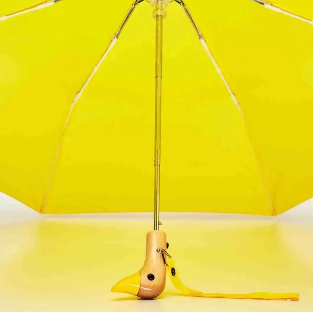 Umweltfreundlicher Regenschirm aus recycelten Materialien Gelb von Original Duckhead
