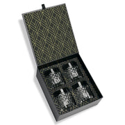 Prestige Whiskeygläser Geschenkset 4er von ROCKS Whiskey Chilling Stones
