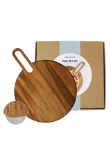 Pizzaschneider Geschenkset natur von Uberstar