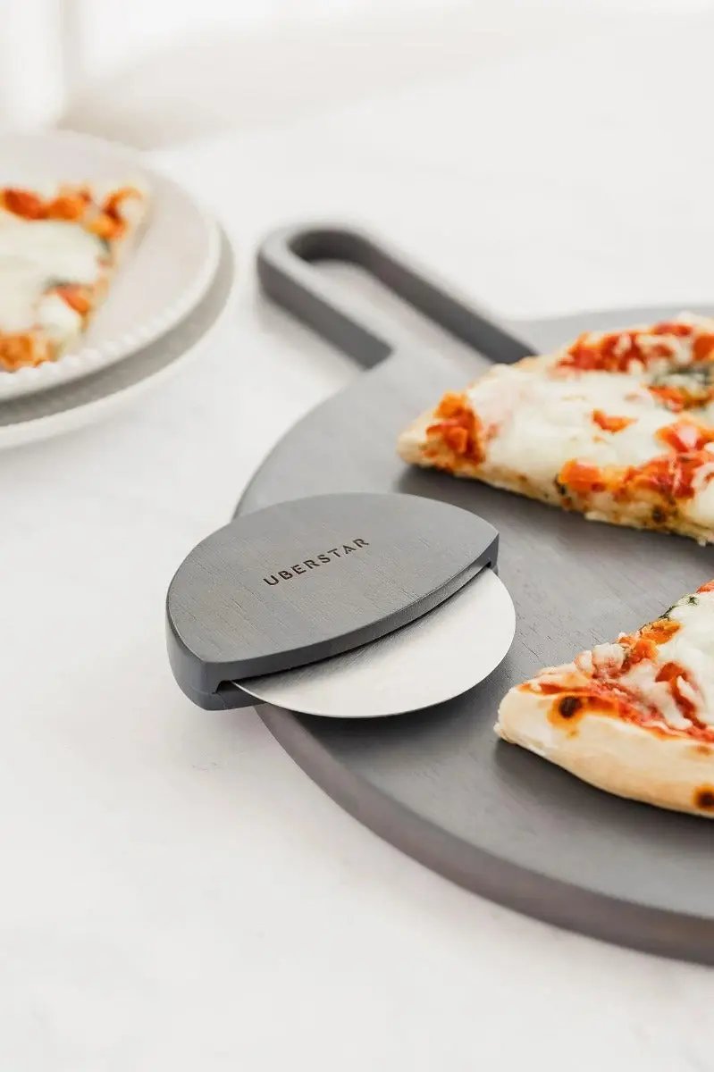 Pizzaschneider Akazie grau von Uberstar