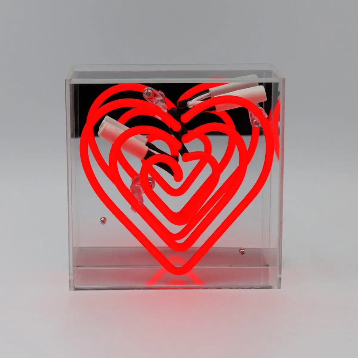 Mini Acryl-Box Neon - Herz von Locomocean