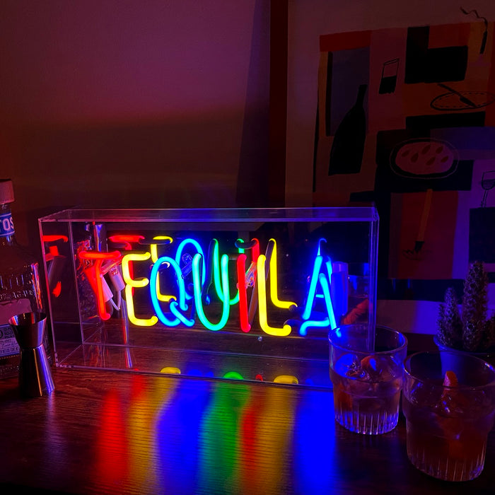 Acryl-Box Neon - TEQUILA von Locomocean