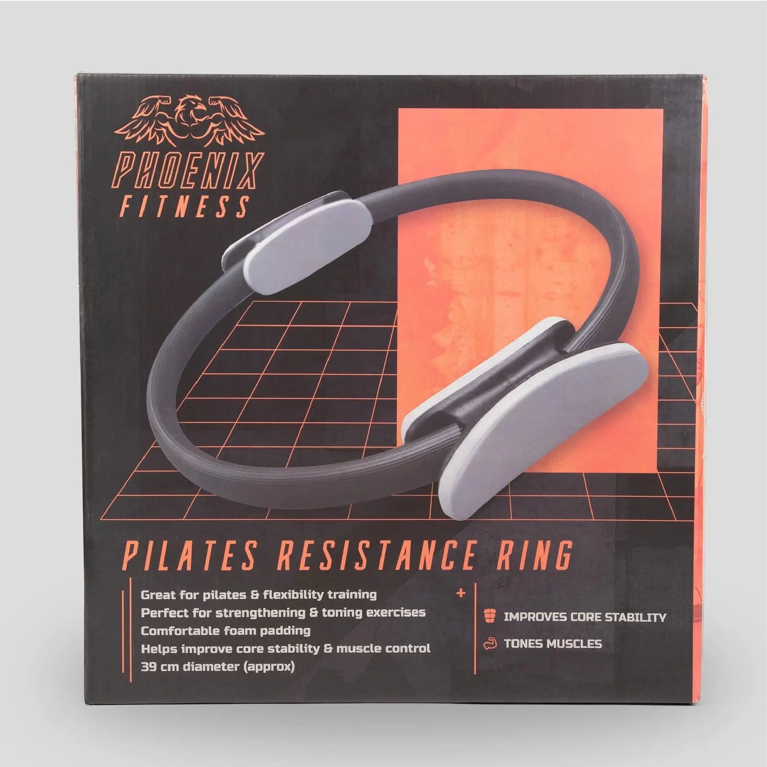 Pilates Ring Mit Doppeltem Griff Magic Circle Schwarz von guteszeug.ch