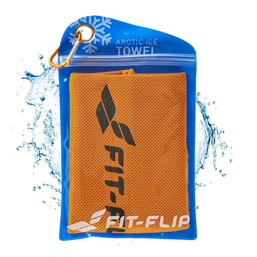 Airflip Towel Kühlhandtuch Mikrofaser mit Tasche 100x30cm von Fit-Flip