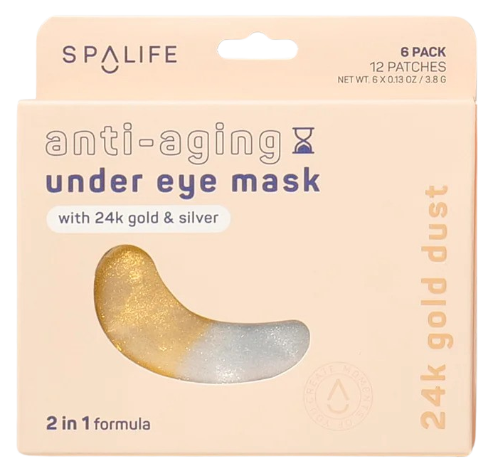 Anti Aging Augenpads 2 in 1 Formel 6 Paar von My Spa Life