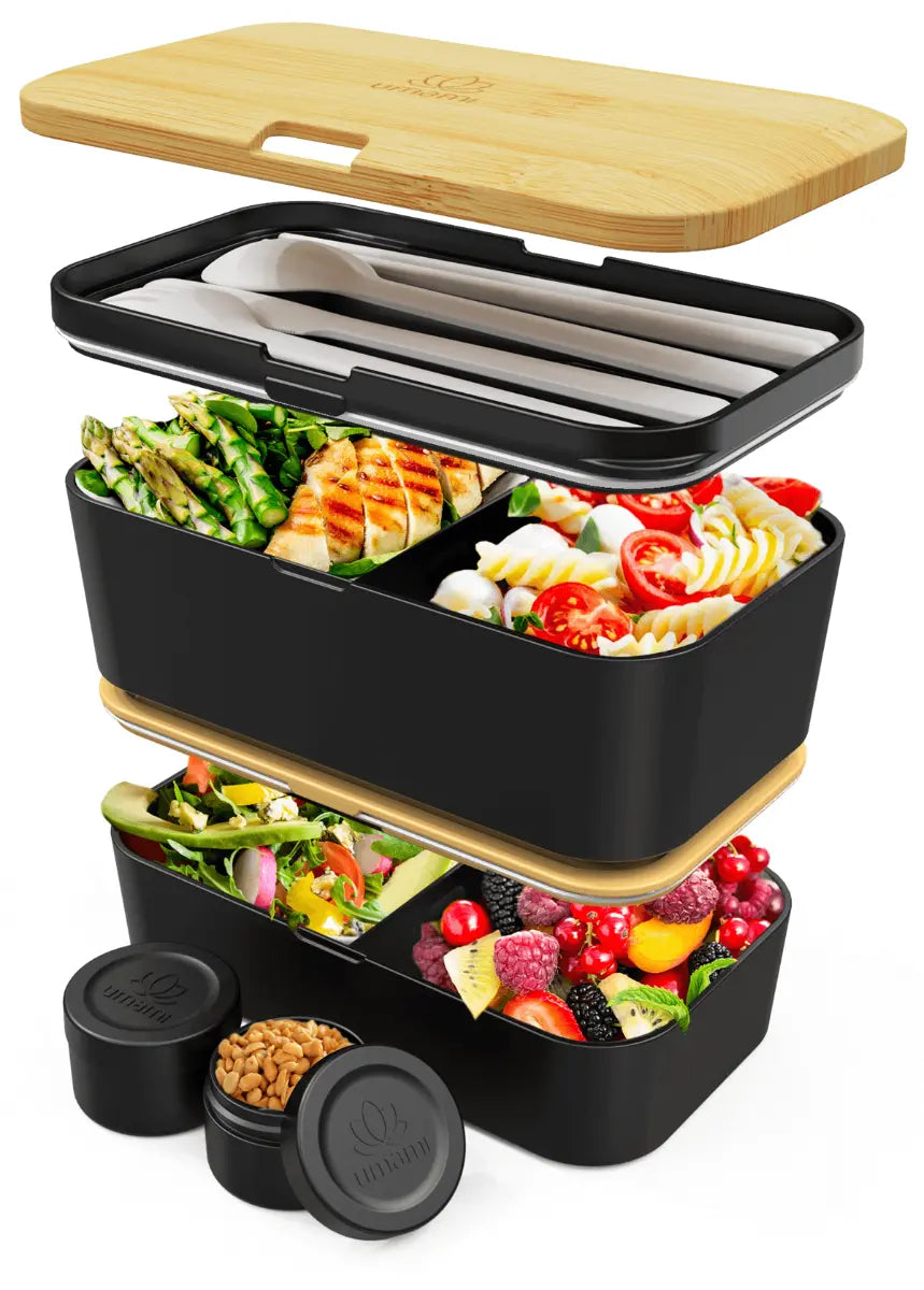 Nestable L Bamboo Black von Umami