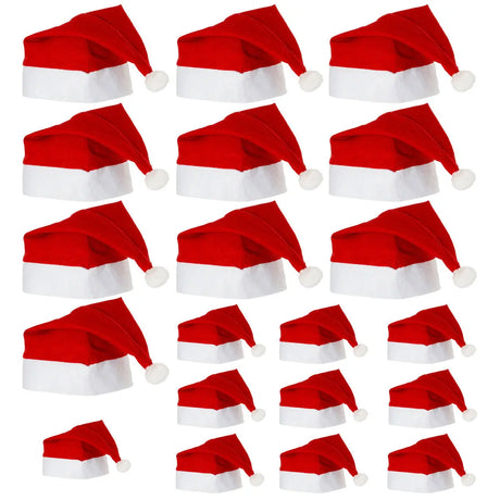 Santa Mütze rot 20 Stück von Twiddlers