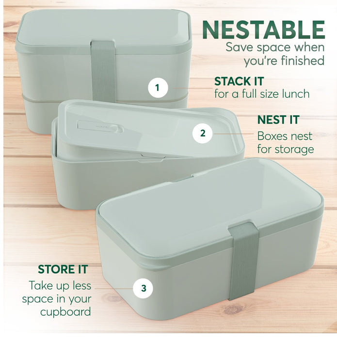 Nestable L Slate Green Nestable von Umami