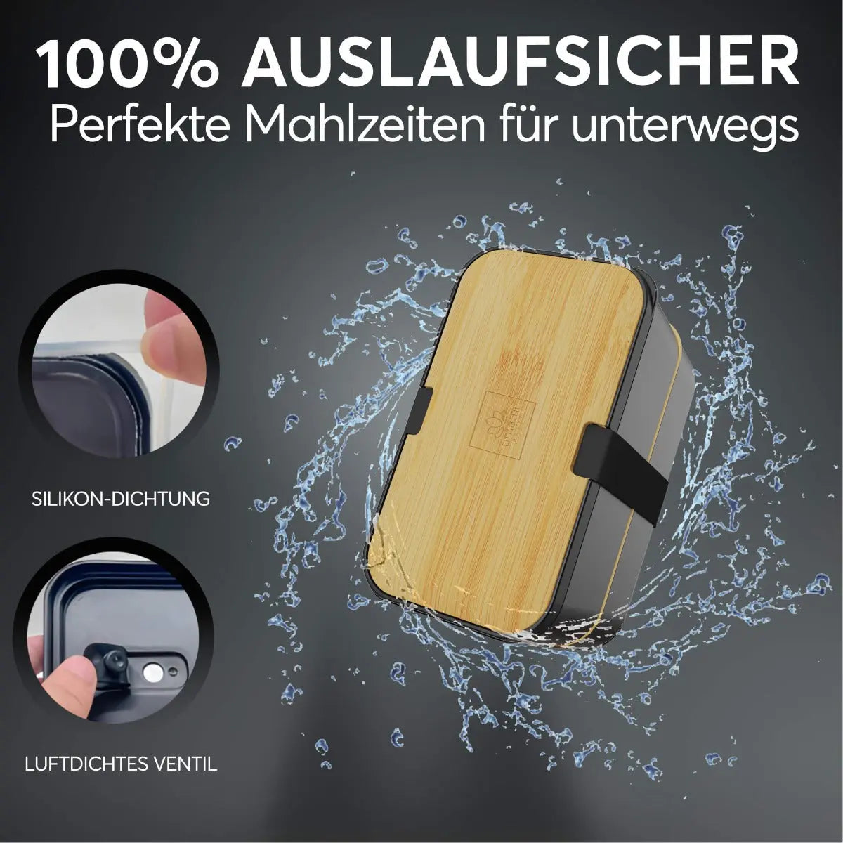 Nestable L Bamboo Black Premium von Umami