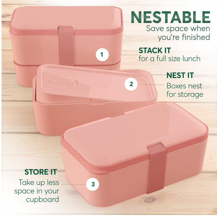 Nestable L Coral Pink Nestable von Umami