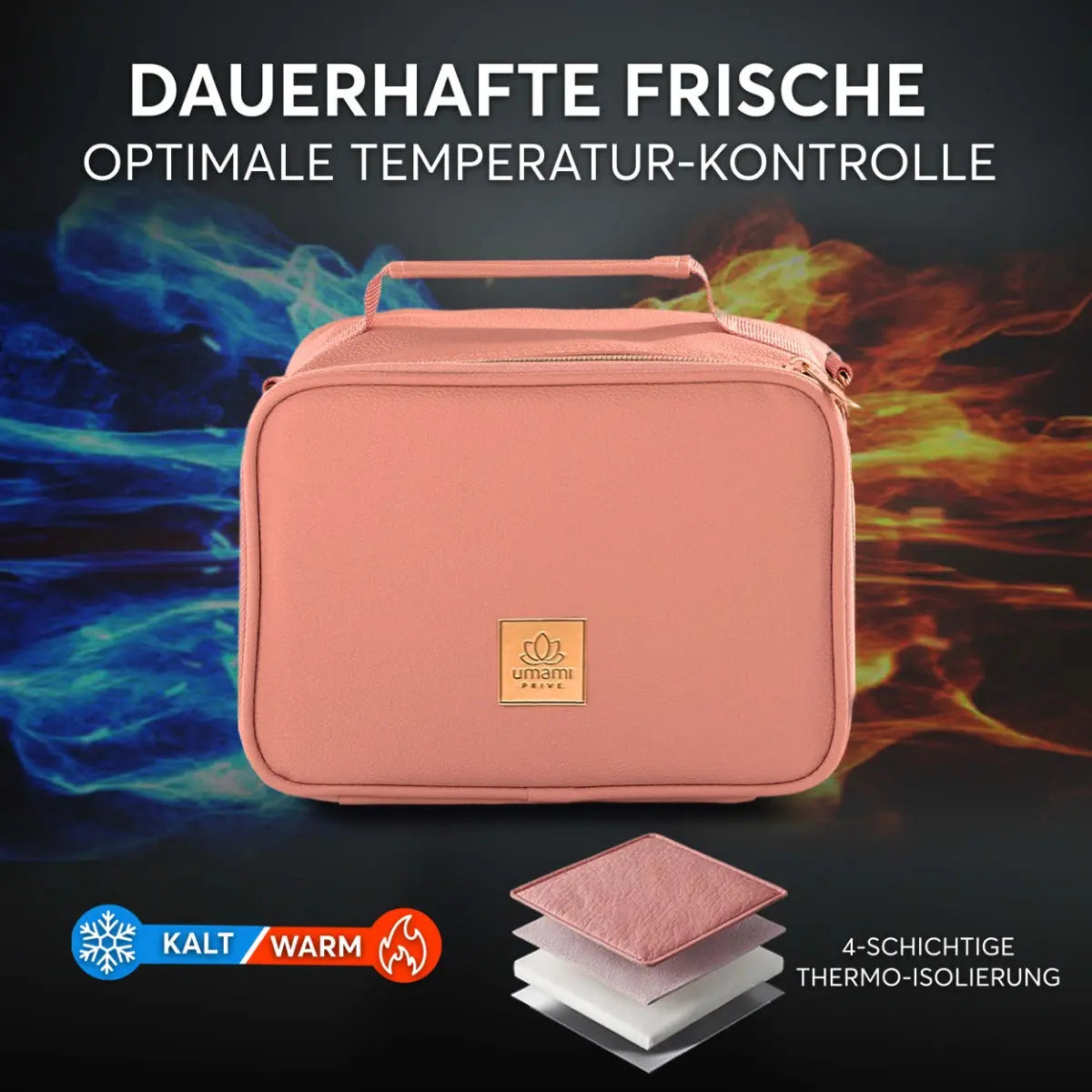 Insulated Lunch Bag Wild Rose Premium von Umami